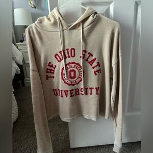 Ohio State University Beige Hoodie